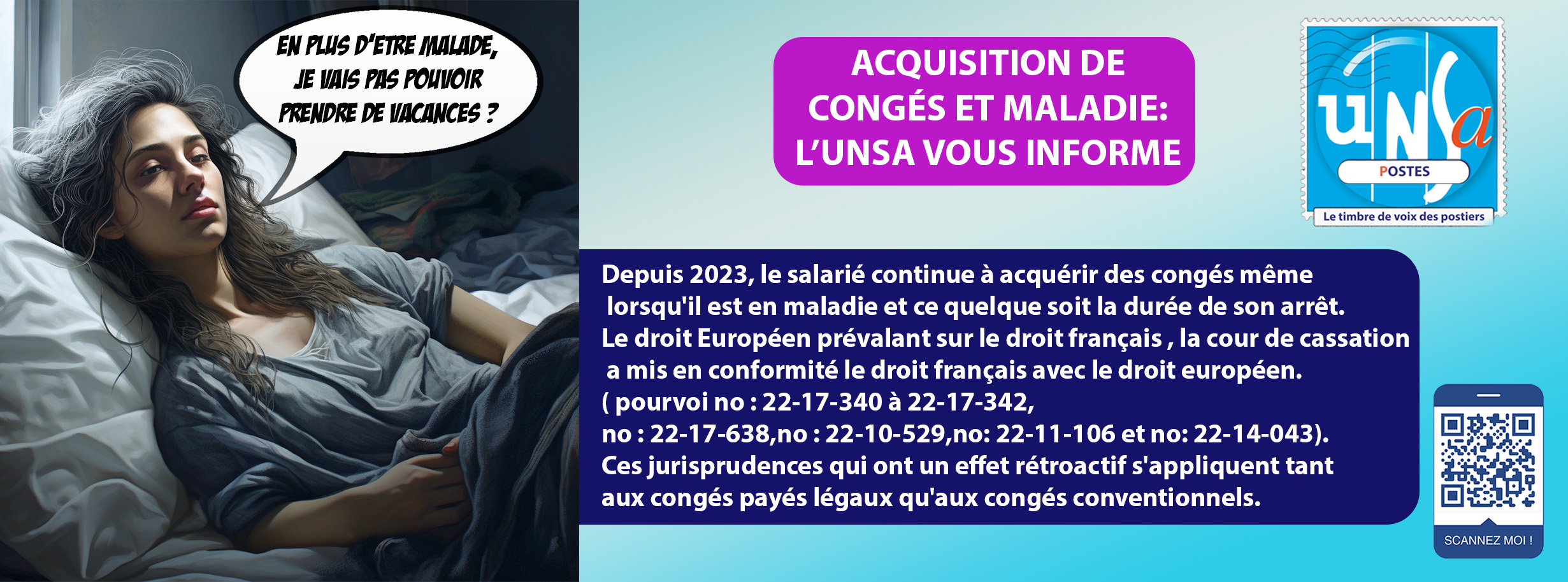ACQUISITION DE CONGÉS LORS D&rsquo;UN ARRET MALADIE: LE DROIT ÉVOLUE