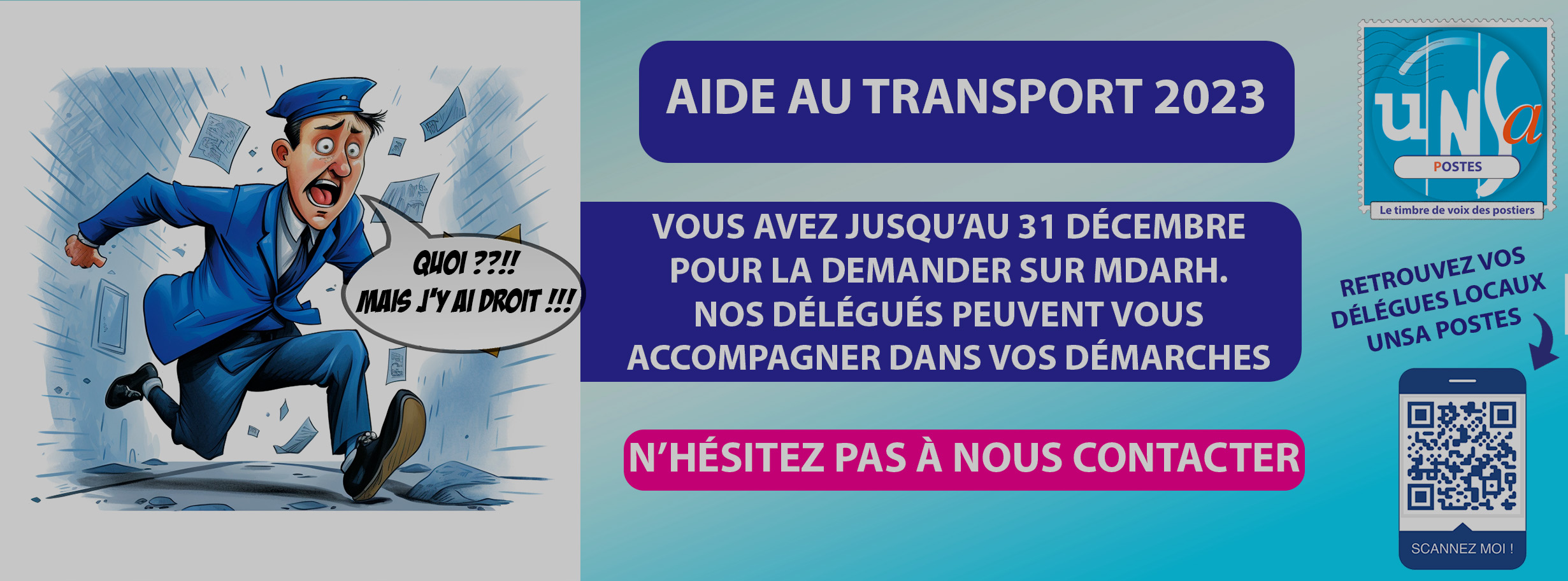 Aide au transport 2023: Vous avez jusqu&rsquo;au 31 Décembre 2023 pour faire la demande!