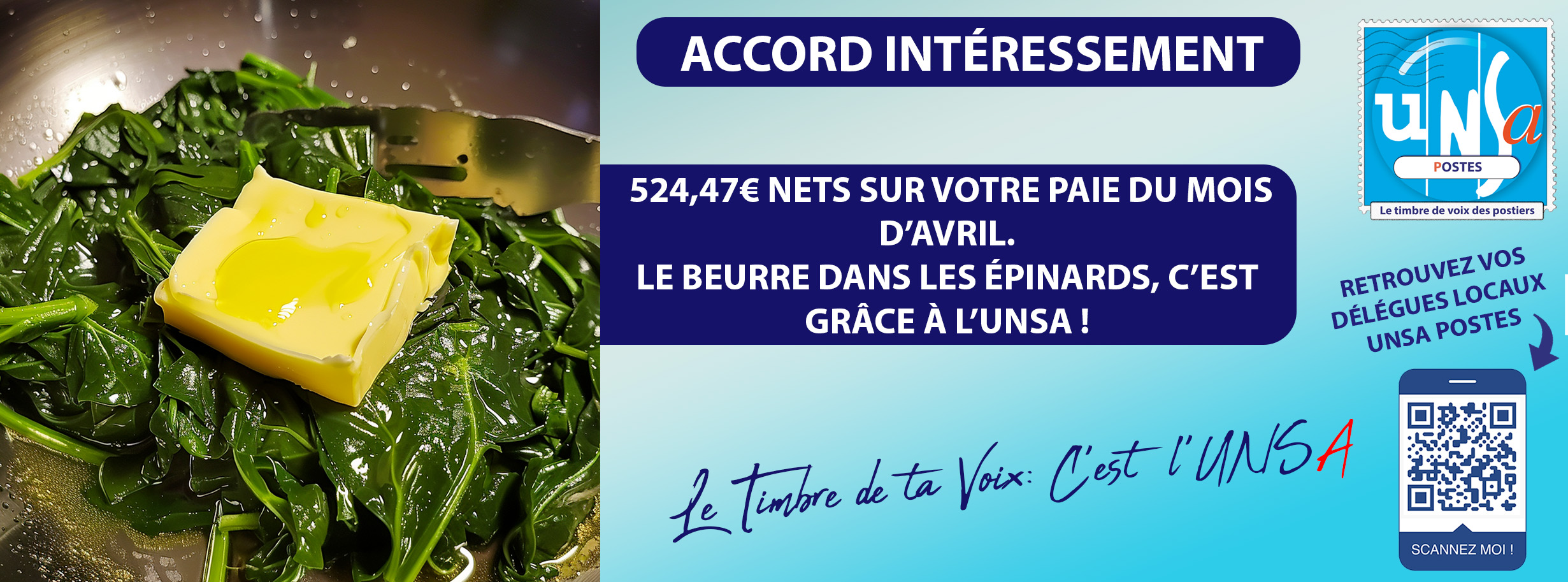 Accord intéressement: 524,47€ grâce à la signature de l&rsquo;UNSA