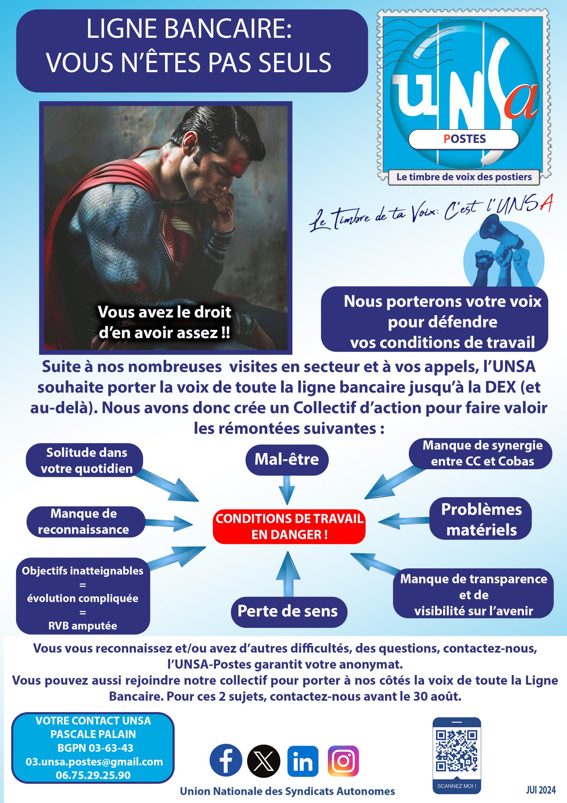 LIGNE BANCAIRE: VOUS N&rsquo;ÊTES PAS SEULS !