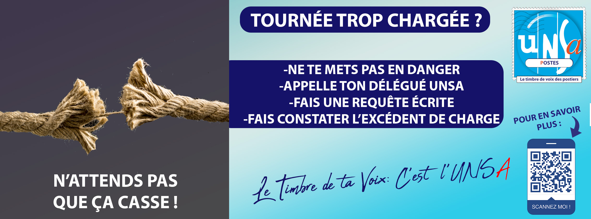 Tournée trop chargée: N&rsquo;attendez pas que ça casse !