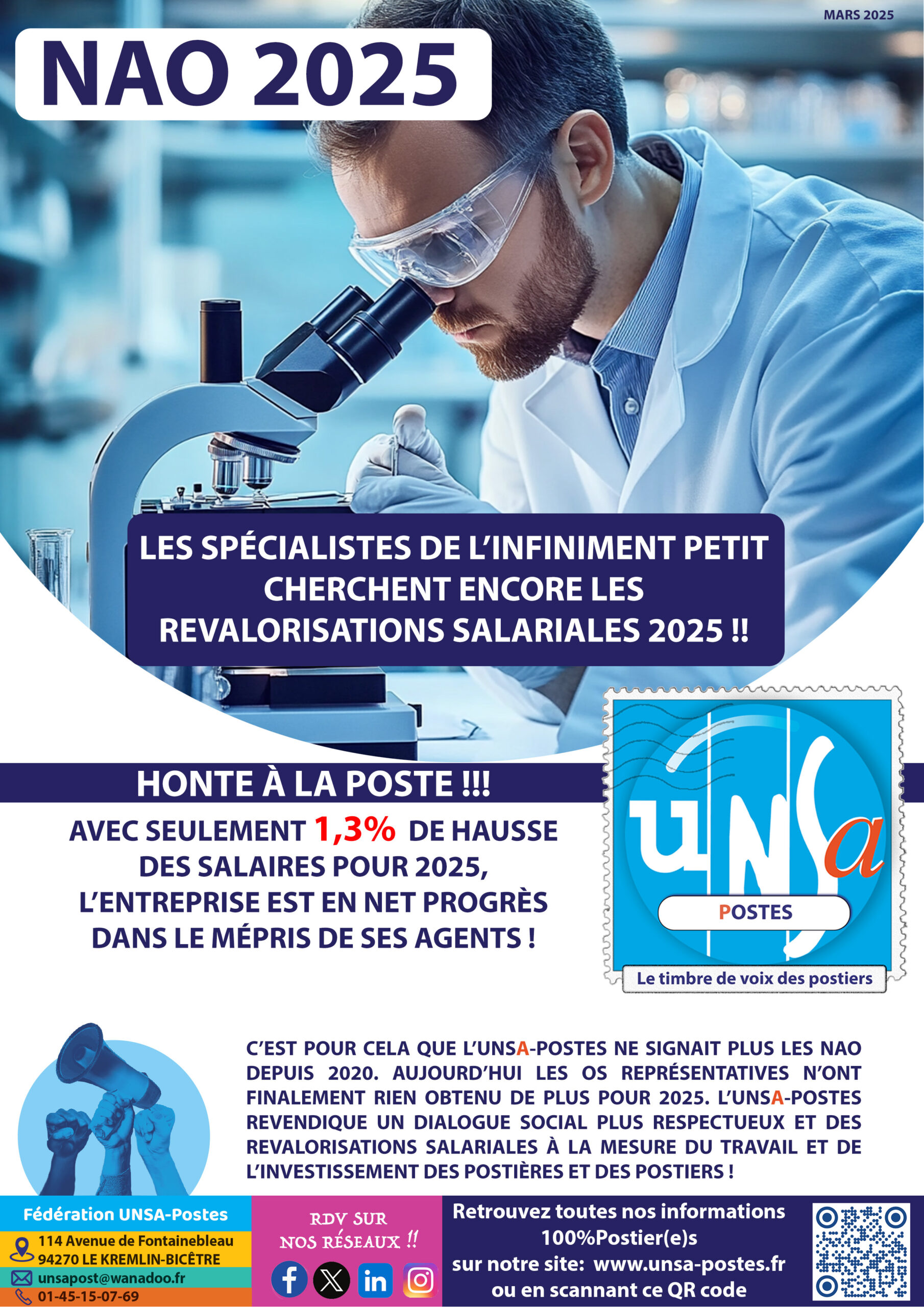 NAO 2025 : HONTE À LA POSTE !!