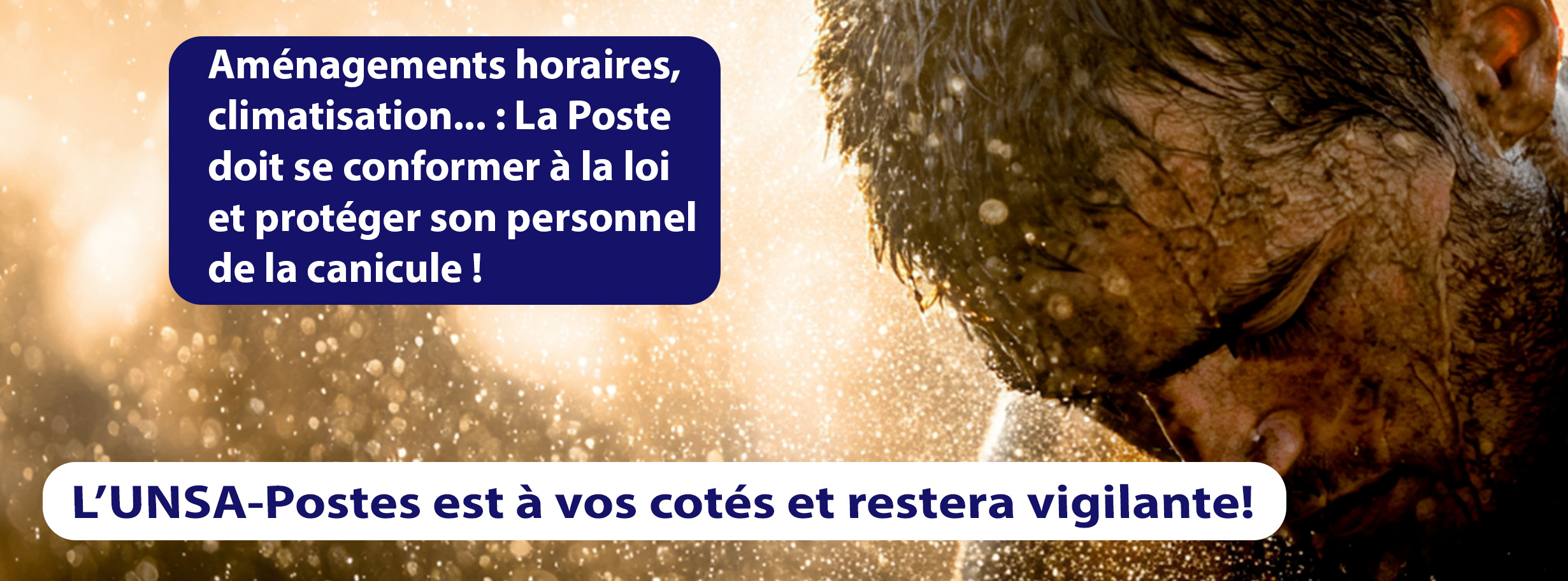 Canicule: La Poste doit se mettre en conformité avec la loi !